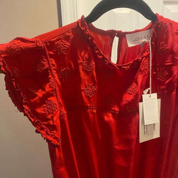 The GREAT Moonlight Embroidered Silk Dress - Picture 9 of 15